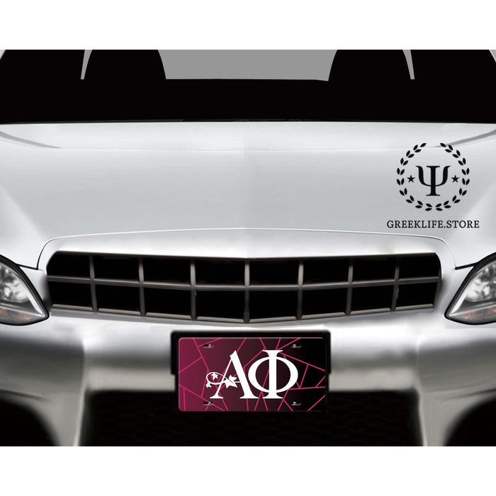 Alpha Phi Decorative License Plate - greeklife.store