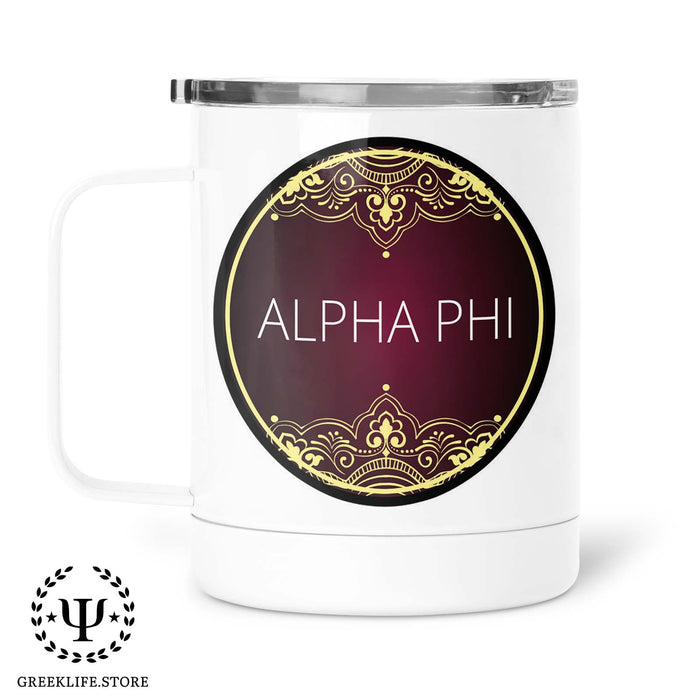 Alpha Phi Stainless Steel Travel Mug 13 OZ