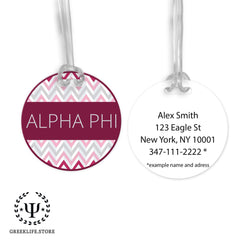 Alpha Phi Beverage Coasters Square (Set of 4)