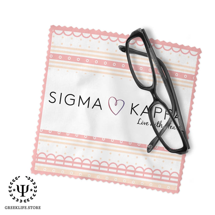 Sigma Kappa Eyeglass Cleaner & Microfiber Cleaning Cloth - greeklife.store