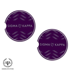 Sigma Kappa Christmas Ornament Flat Round