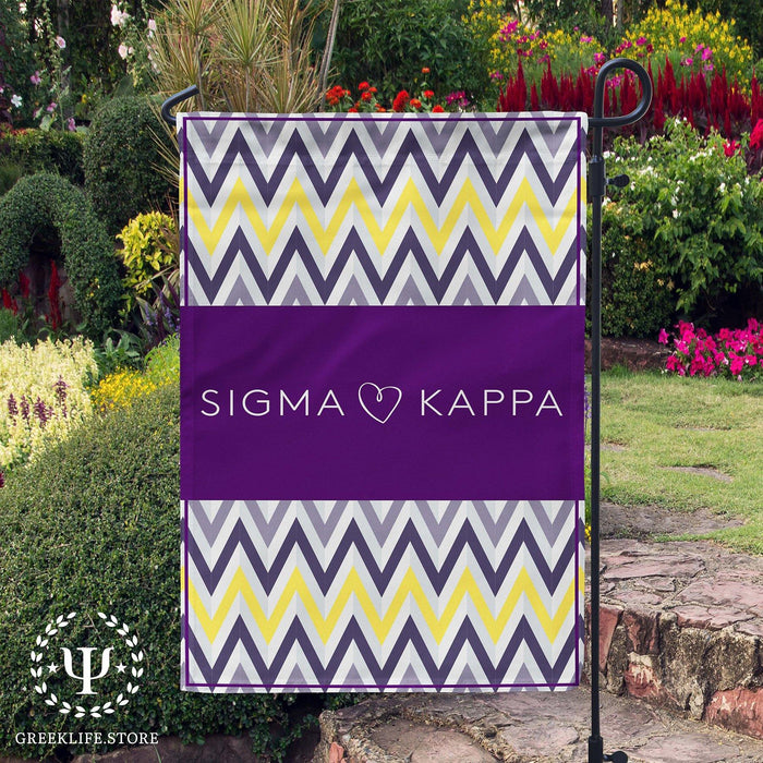 Sigma Kappa Garden Flags - greeklife.store