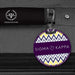 Sigma Kappa Luggage Bag Tag (round) - greeklife.store