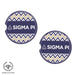 Sigma Pi Car Cup Holder Coaster (Set of 2) - greeklife.store