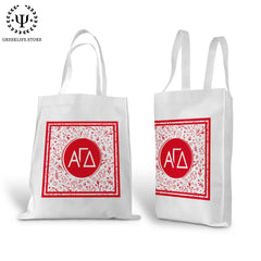 Alpha Gamma Delta Market Canvas Tote Bag