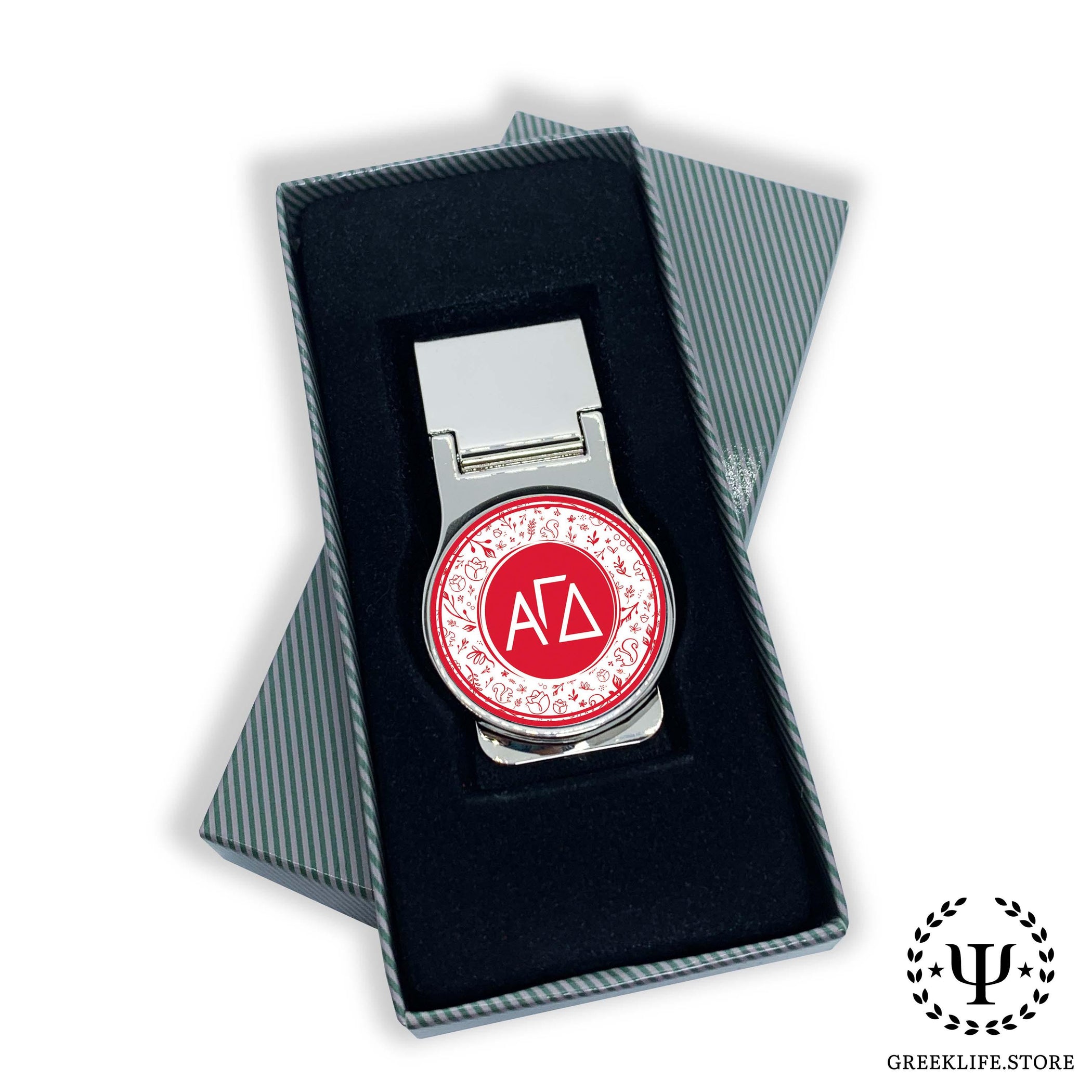 Alpha Gamma Delta Money Clip — GreekLife.Store