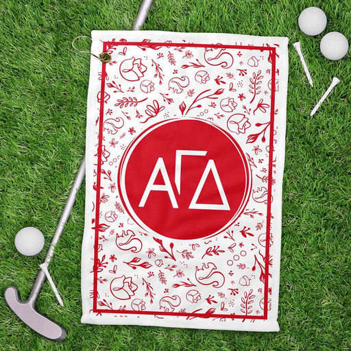Alpha Gamma Delta Golf Towel - greeklife.store