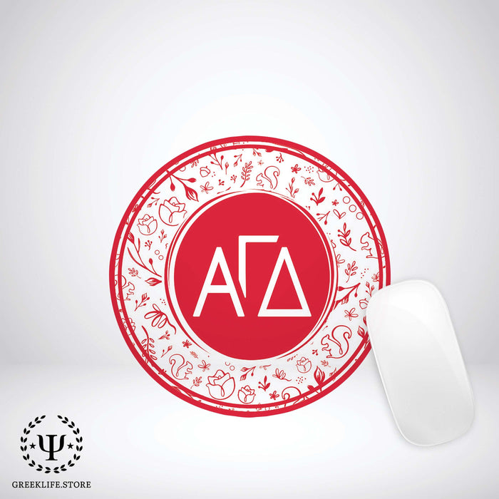 Alpha Gamma Delta Mouse Pad Round - greeklife.store