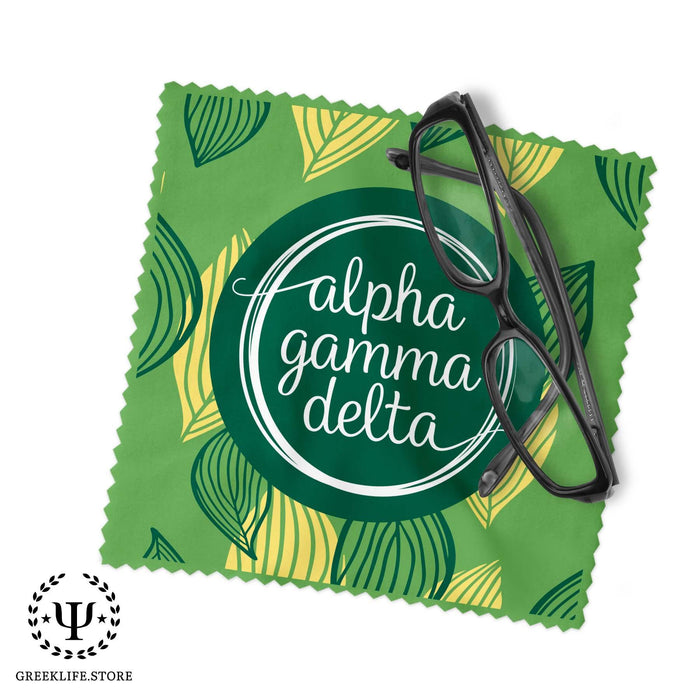Alpha Gamma Delta Eyeglass Cleaner & Microfiber Cleaning Cloth - greeklife.store