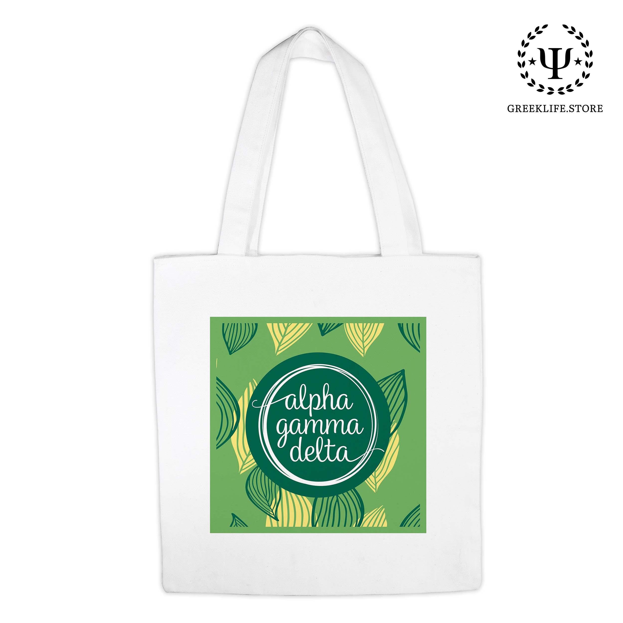 Alpha Gamma Delta Market Canvas Tote Bag — greeklife.store