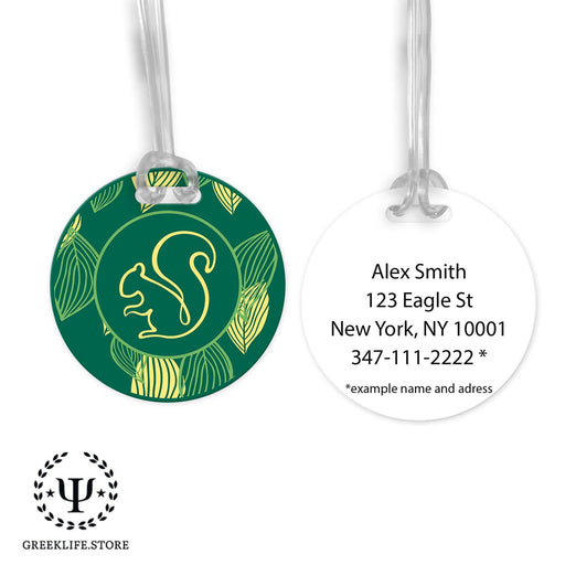 Alpha Gamma Delta Luggage Bag Tag (round) - greeklife.store