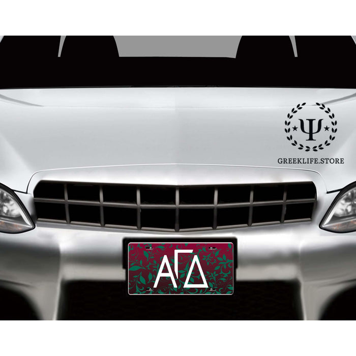 Alpha Gamma Delta Decorative License Plate - greeklife.store