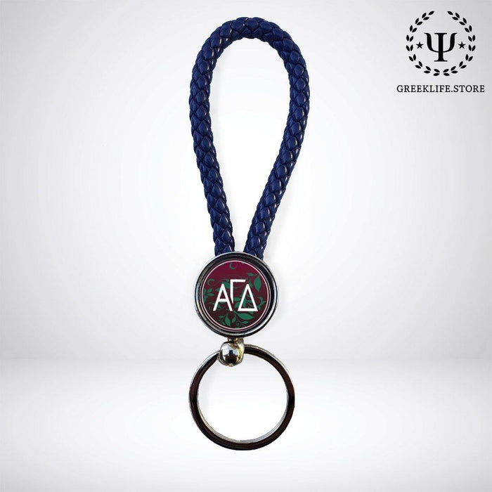 Alpha Gamma Delta Key chain round - greeklife.store