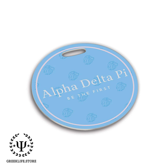 Alpha Delta Pi Luggage Bag Tag (round) - greeklife.store