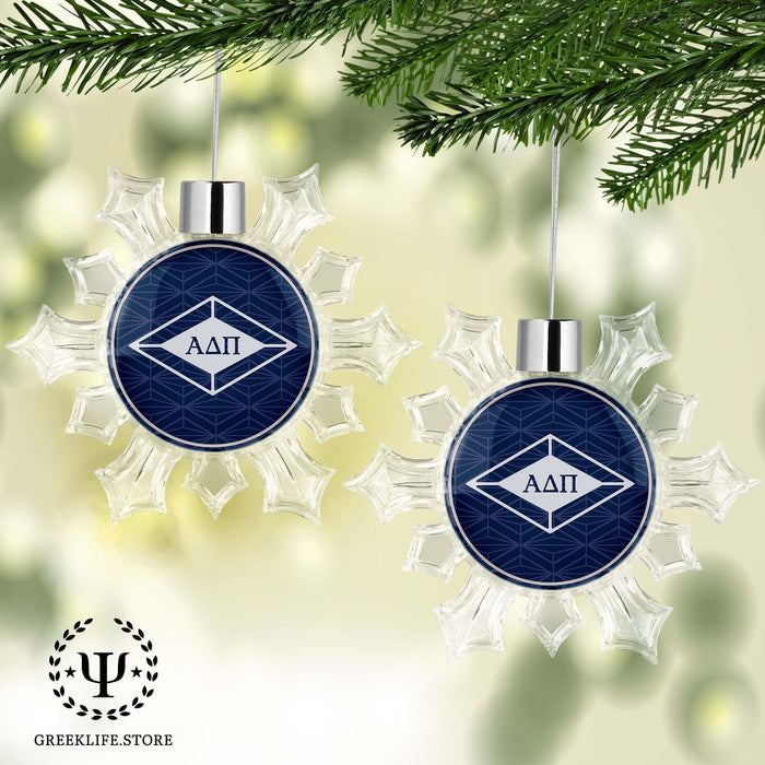 Alpha Delta Pi Christmas Ornament - Snowflake - greeklife.store