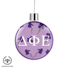 Delta Phi Epsilon Christmas Ornament - Snowflake