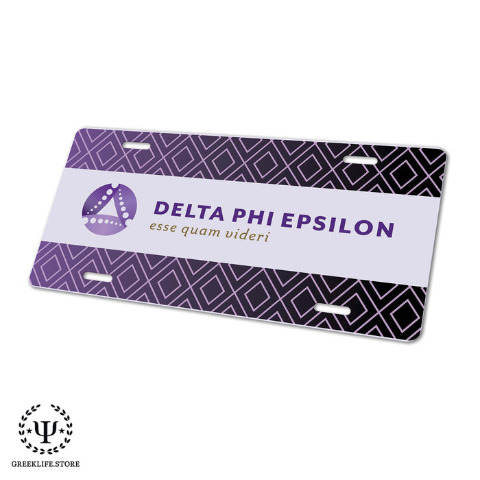 Delta Phi Epsilon Decorative License Plate - greeklife.store