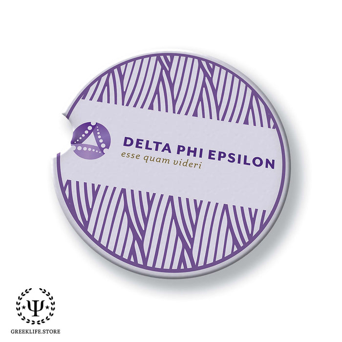 Delta Phi Epsilon Car Cup Holder Coaster (Set of 2) - greeklife.store