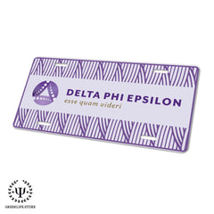 Delta Phi Epsilon Decorative License Plate