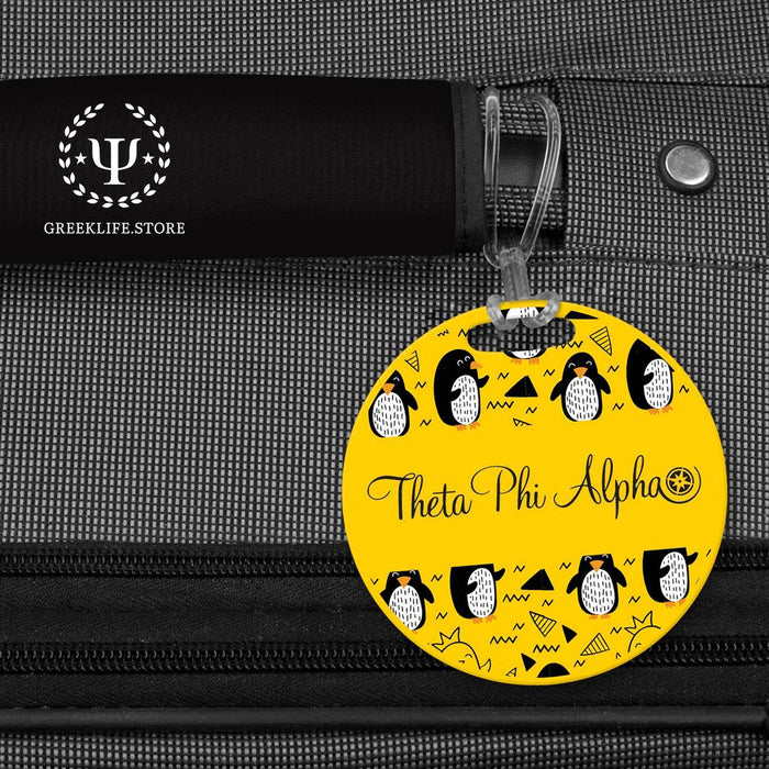 Theta Phi Alpha Luggage Bag Tag (round) - greeklife.store