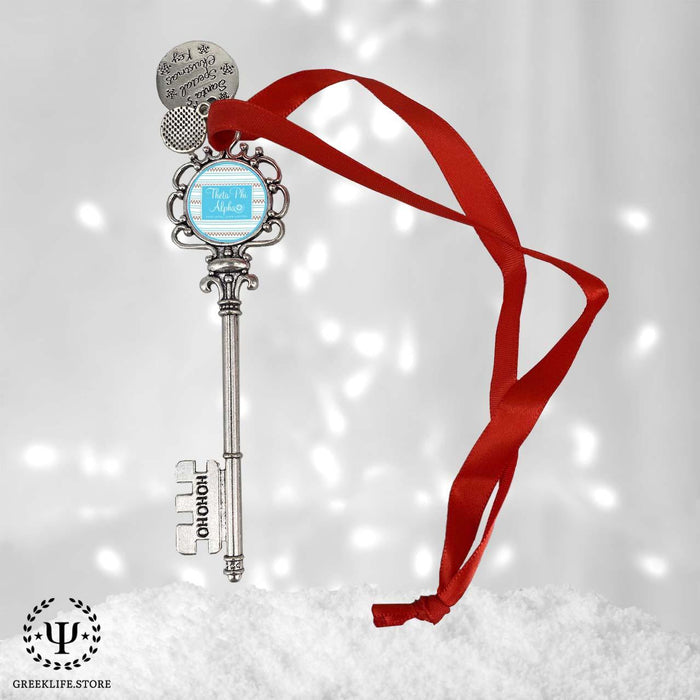 Theta Phi Alpha Christmas Ornament Santa Magic Key - greeklife.store