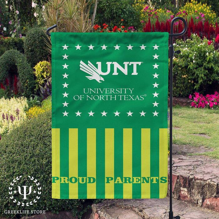 University of North Texas Garden Flags - greeklife.store