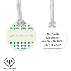 Alpha Gamma Rho Round Adjustable Bracelet