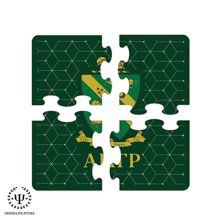 Alpha Gamma Rho Beverage Jigsaw Puzzle Coasters Square (Set of 4)