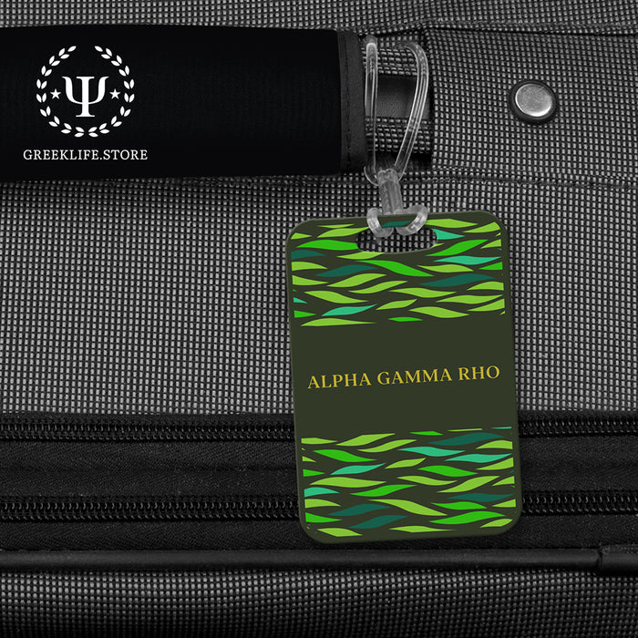 Alpha Gamma Rho Luggage Bag Tag (Rectangular)
