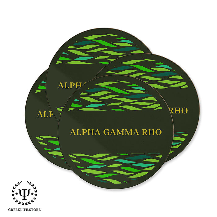 Alpha Gamma Rho Beverage coaster round (Set of 4)