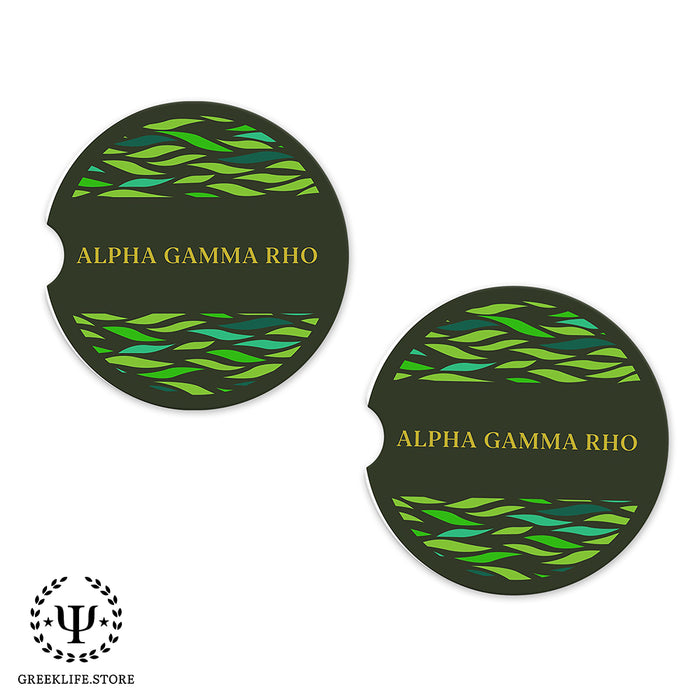 Alpha Gamma Rho Car Cup Holder Coaster (Set of 2)