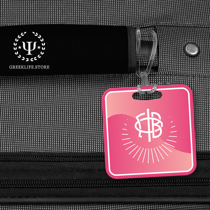 Gamma Phi Beta Luggage Bag Tag (square)