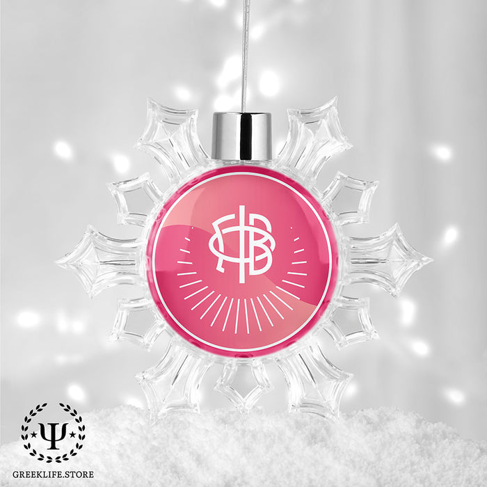 Gamma Phi Beta Christmas Ornament - Snowflake