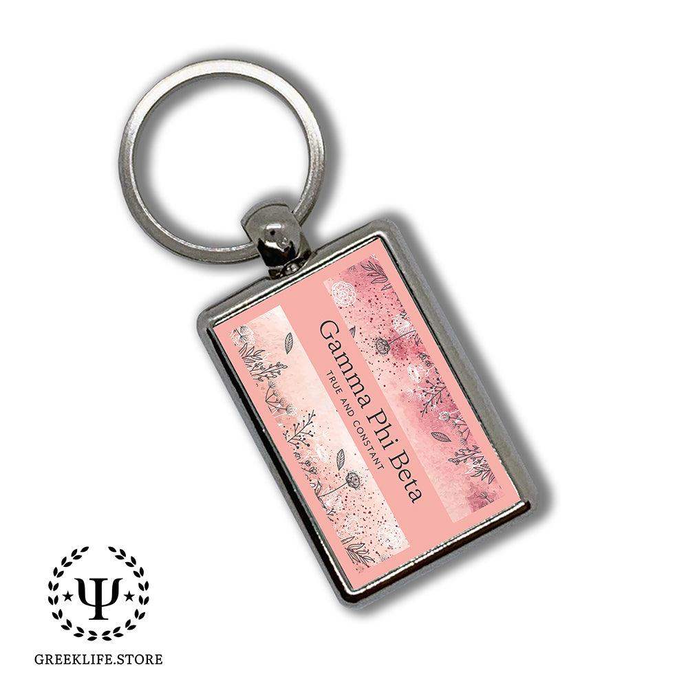 Gamma Phi Beta Keychain Rectangular — GreekLife.Store