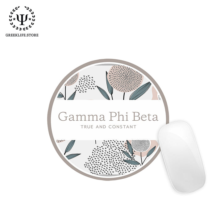 Gamma Phi Beta Mouse Pad Round
