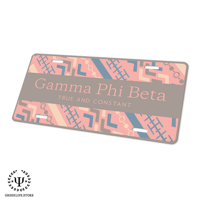 Gamma Phi Beta Decorative License Plate