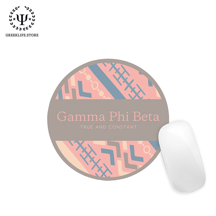 Gamma Phi Beta Mouse Pad Round