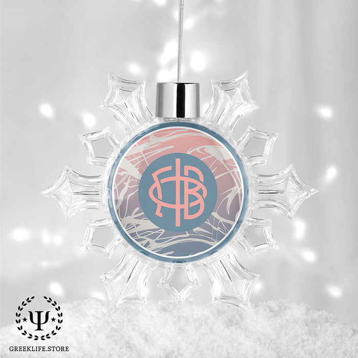 Gamma Phi Beta Christmas Ornament - Snowflake