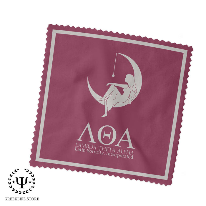 Lambda Theta Alpha Eyeglass Cleaner & Microfiber Cleaning Cloth - greeklife.store