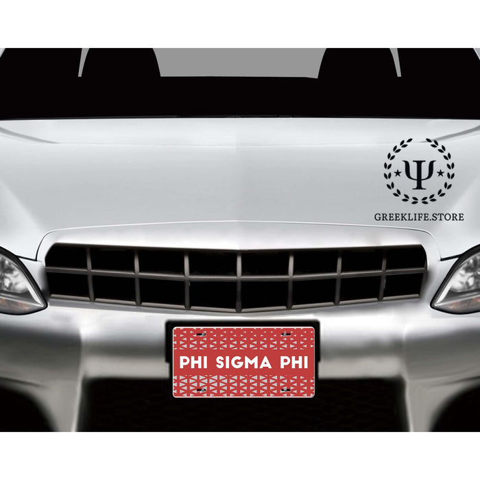 Phi Sigma Phi Decorative License Plate - greeklife.store