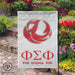 Phi Sigma Phi Garden Flags - greeklife.store
