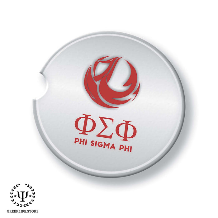 Phi Sigma Phi Car Cup Holder Coaster (Set of 2) - greeklife.store