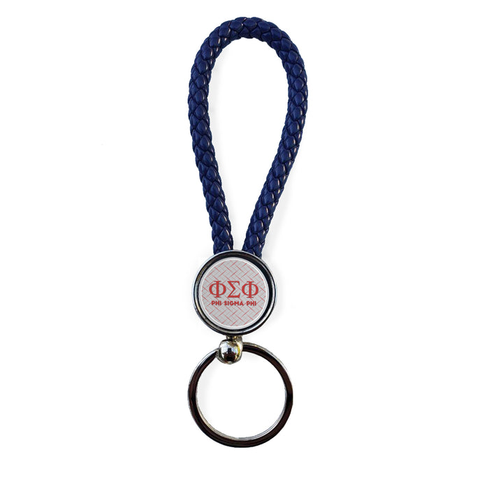 Phi Sigma Phi Key Chain Round