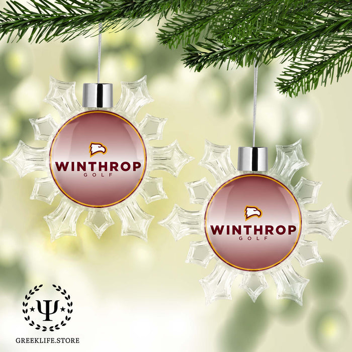 Winthrop University Christmas Ornament - Snowflake