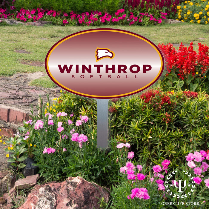 Winthrop University Yard Sign Oval