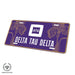 Delta Tau Delta Decorative License Plate - greeklife.store
