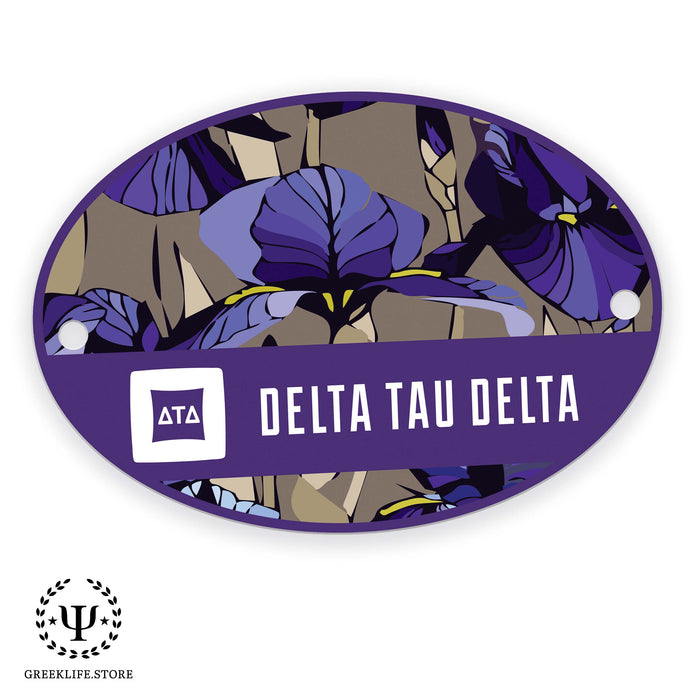 Delta Tau Delta Door Sign