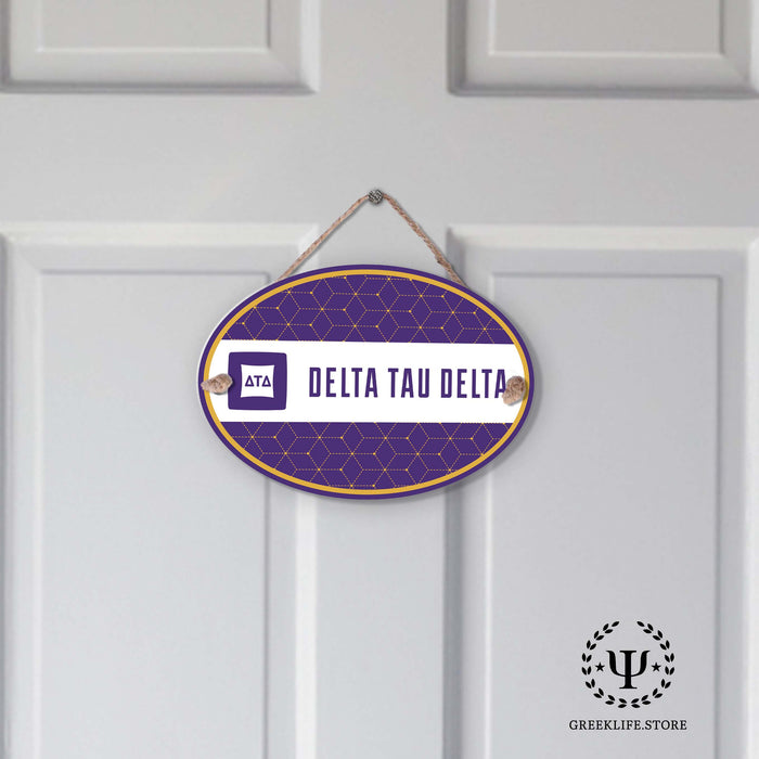 Delta Tau Delta Door Sign