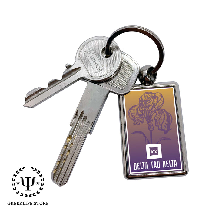 Delta Tau Delta Keychain Rectangular