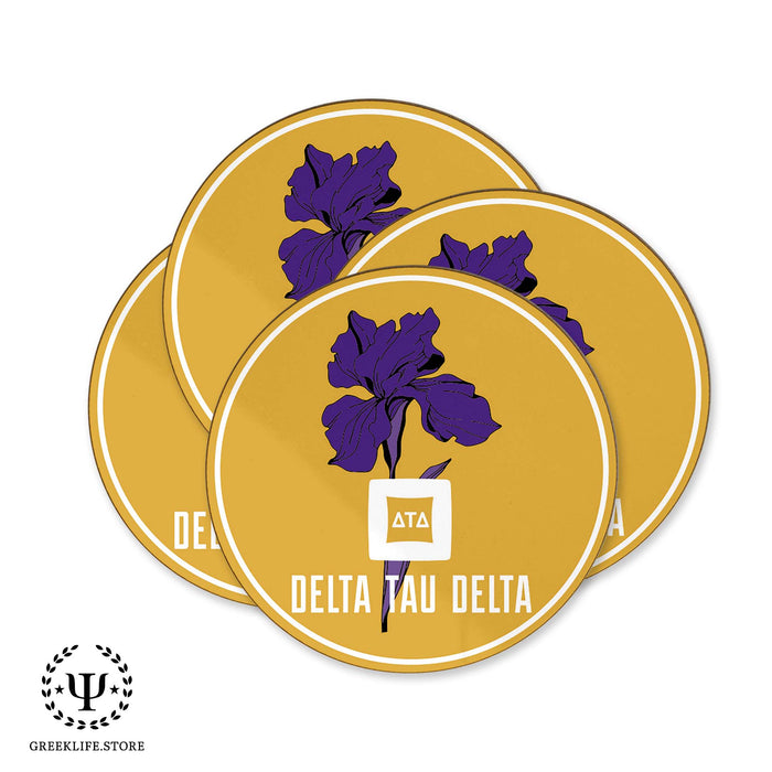 Delta Tau Delta Beverage coaster round (Set of 4)